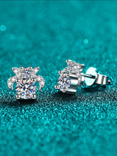 Load image into Gallery viewer, 1 Carat Moissanite 925 Sterling Silver Stud Earrings