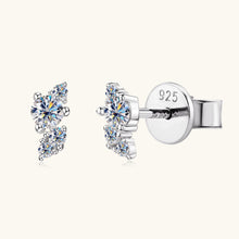 Load image into Gallery viewer, 925 Sterling Silver Moissanite Stud Earrings