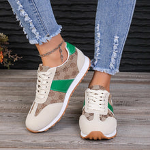 Cargar imagen en el visor de la galería, Contrast Round Toe Flat Sneakers