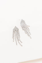 Load image into Gallery viewer, Rhinestone Tassel Earrings