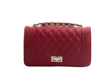 Load image into Gallery viewer, PU LEATHER QUILTED FASHION BAG