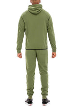 Cargar imagen en el visor de la galería, Mens Full Zip Sweat Pant Sweat Set