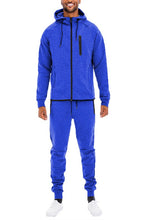 Cargar imagen en el visor de la galería, Mens Full Zip Sweat Pant Sweat Set