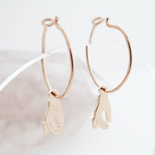 Load image into Gallery viewer, Magic Charm Hand Hoops