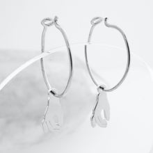 Load image into Gallery viewer, Magic Charm Hand Hoops