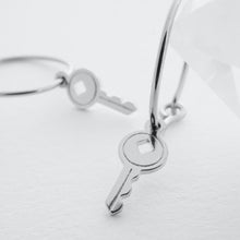Load image into Gallery viewer, Magic Charm Key Hoops