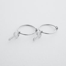 Load image into Gallery viewer, Magic Charm Key Hoops