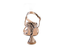 Cargar imagen en el visor de la galería, CHERRY TART Snake Print Spool Heel Sandals