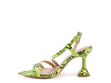 Cargar imagen en el visor de la galería, CHERRY TART Snake Print Spool Heel Sandals