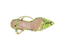 Cargar imagen en el visor de la galería, CHERRY TART Snake Print Spool Heel Sandals