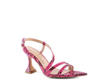 Cargar imagen en el visor de la galería, CHERRY TART Snake Print Spool Heel Sandals