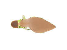 Cargar imagen en el visor de la galería, CHERRY TART Snake Print Spool Heel Sandals