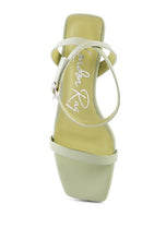 Cargar imagen en el visor de la galería, Block Heel Ankle Strap Sandals