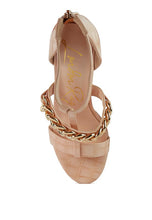 Cargar imagen en el visor de la galería, BONITA METAL CHAIN ZIP UP SANDAL