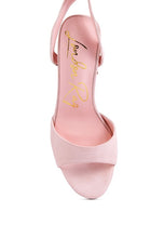 Cargar imagen en el visor de la galería, GONE GURL CHAIN DETAIL TIE UP BLOCK HEELS