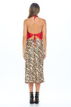 Load image into Gallery viewer, Made in USA Satin Cowl Neck Backless Top.