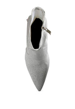 Load image into Gallery viewer, Hustlers Shimmer Block Heeled Ankle Boots