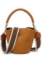 Cargar imagen en el visor de la galería, Fashion Bucket Crossbody Bag with Guitar Strap