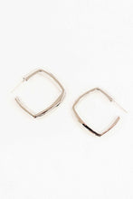 Load image into Gallery viewer, Angular Hoop Earrings