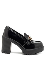Cargar imagen en el visor de la galería, Sachs Block Heeled Chunky Loafers