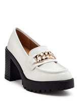 Cargar imagen en el visor de la galería, Sachs Block Heeled Chunky Loafers
