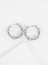Load image into Gallery viewer, Fleur De Lis Hoop Earrings