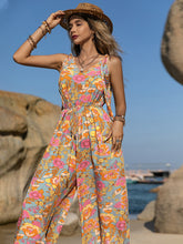 Load image into Gallery viewer, V-Neck Wide Leg Jumpsuit