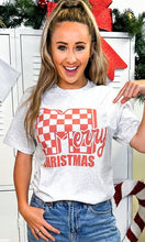 Cargar imagen en el visor de la galería, Old School Merry Christmas Graphic T-Shirt
