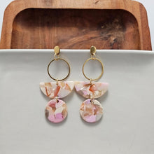 Load image into Gallery viewer, Wren Earrrings - Peachy Pink