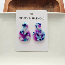 Load image into Gallery viewer, Addy Earrings - Purple Party