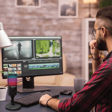 Load image into Gallery viewer, Emerson USB Gaming & Streaming Microphone