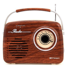 Load image into Gallery viewer, Emerson Portable Retro Radio with Battery