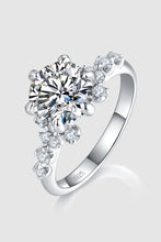 Load image into Gallery viewer, 2 Carat Moissanite 925 Sterling Silver Ring