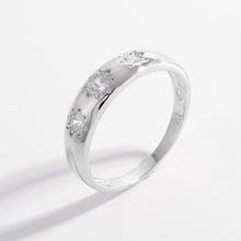 Load image into Gallery viewer, 925 Sterling Silver Inlaid Zircon Ring