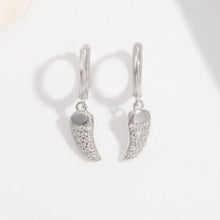 Load image into Gallery viewer, 925 Sterling Silver Zircon Chili Shape Earrings