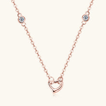 Load image into Gallery viewer, Moissanite 925 Sterling Silver Heart Necklace