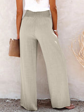 Load image into Gallery viewer, Full Size Decorative Button High Waist Pants