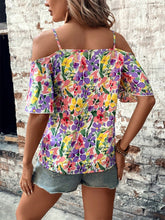 Load image into Gallery viewer, Floral Half Sleeve Blouse