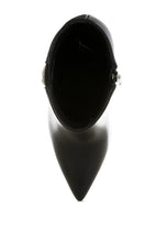 Load image into Gallery viewer, Kalina Rhinestones Chain Detail Boots