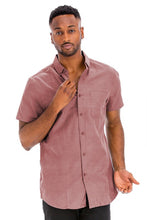 Cargar imagen en el visor de la galería, Weiv Men's Casual Short Sleeve Solid Shirts