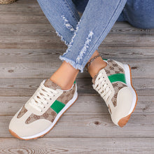 Cargar imagen en el visor de la galería, Contrast Round Toe Flat Sneakers