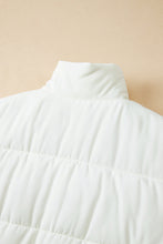 Cargar imagen en el visor de la galería, Zip Up Puffer Vest Coat with Pockets