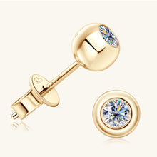 Load image into Gallery viewer, Moissanite 925 Sterling Silver Stud Earrings
