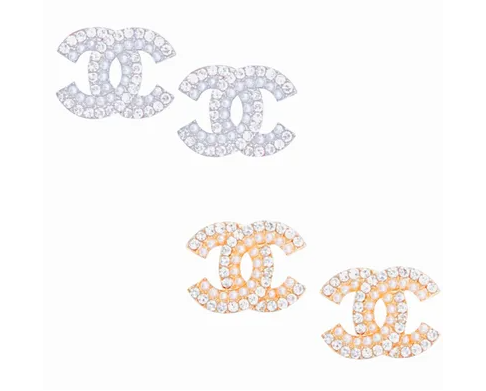 1317 - Small CC Inspired Earrings