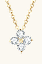 Load image into Gallery viewer, Moissanite Four Leaf Clover Pendant Necklace