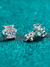 Load image into Gallery viewer, 1 Carat Moissanite 925 Sterling Silver Stud Earrings