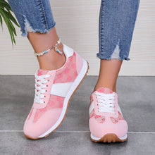 Cargar imagen en el visor de la galería, Contrast Round Toe Flat Sneakers