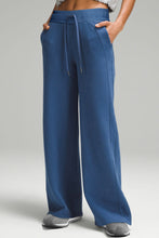 Load image into Gallery viewer, Drawstring Elastic Waist Straight Leg Pants