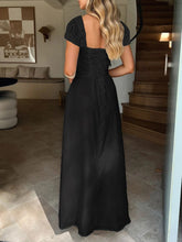Load image into Gallery viewer, Devine Sweetheart Neck Short Sleeve Maxi Dress