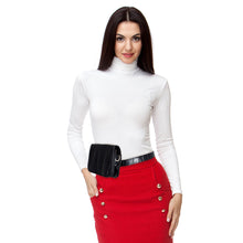 Cargar imagen en el visor de la galería, Black Croc Belt Bag